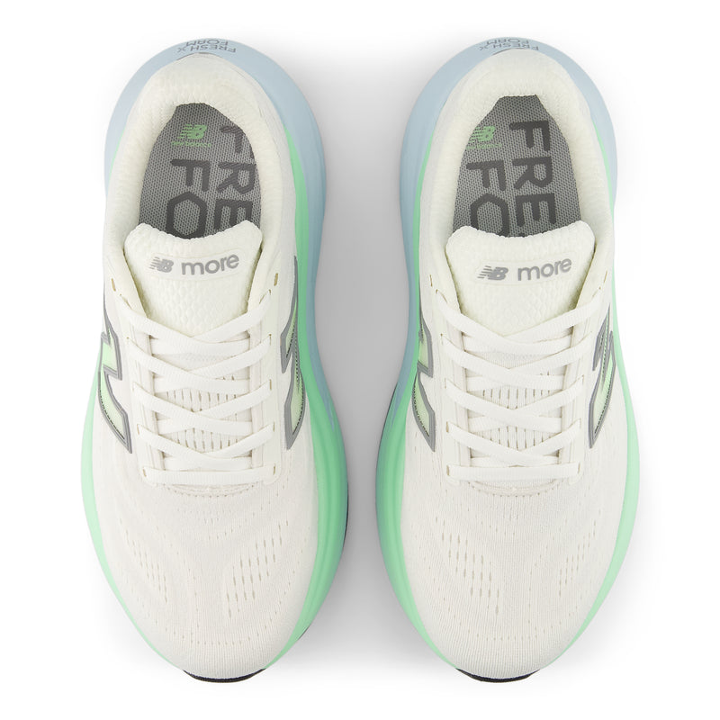 Women's Fresh Foam X More v6 (LD - Sea Salt/Lab Green/Frosted Glass)