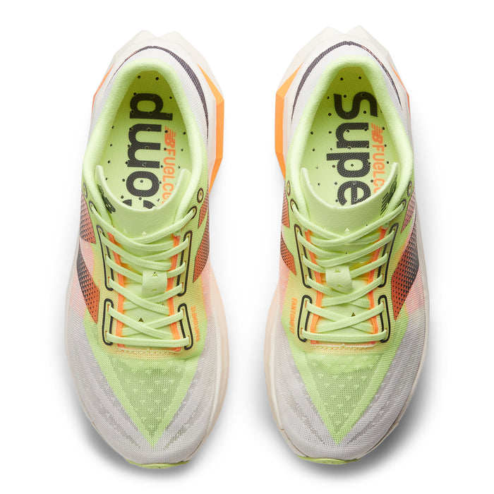 Women’s FuelCell SuperComp Elite 4 (A4 - White/Bleached Lime Glo/Hot Mango)