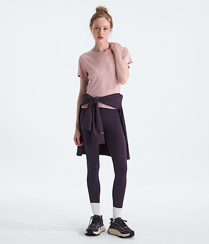 Women's Jaidia Short-Sleeve Tee (1KD - Metal Pink Light Heather)