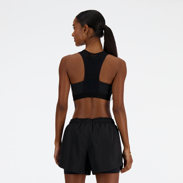 NB Sleek Medium Support Pocket Sports Bra (BK - Black)