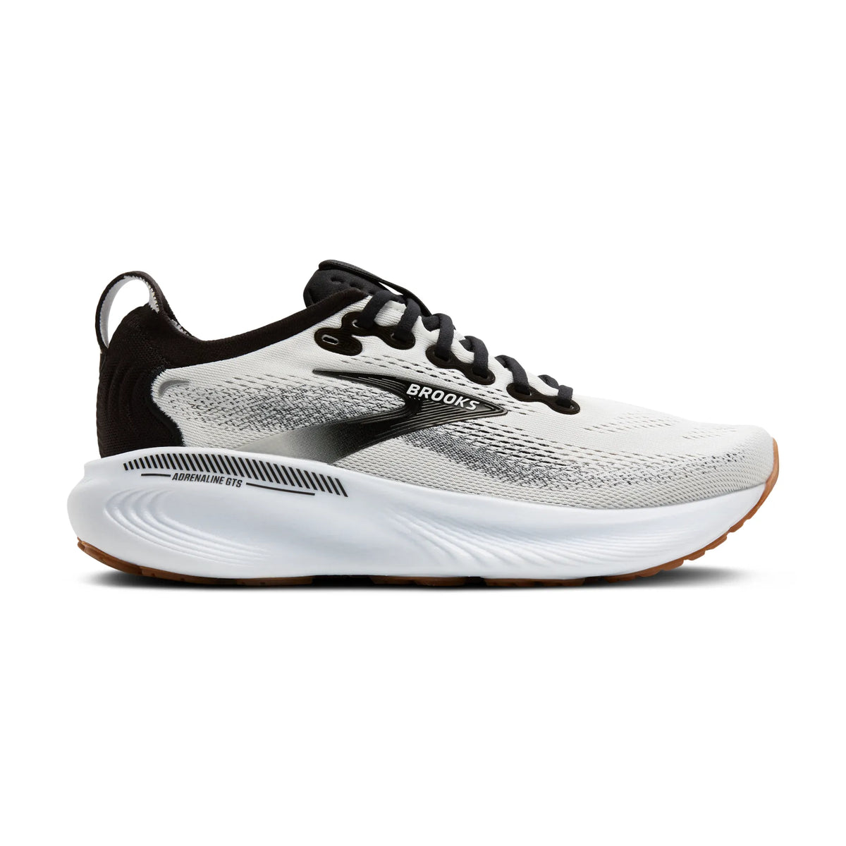 Men's Adrenaline GTS 25 WIDE (189- White/Black/White) — TC Running Co