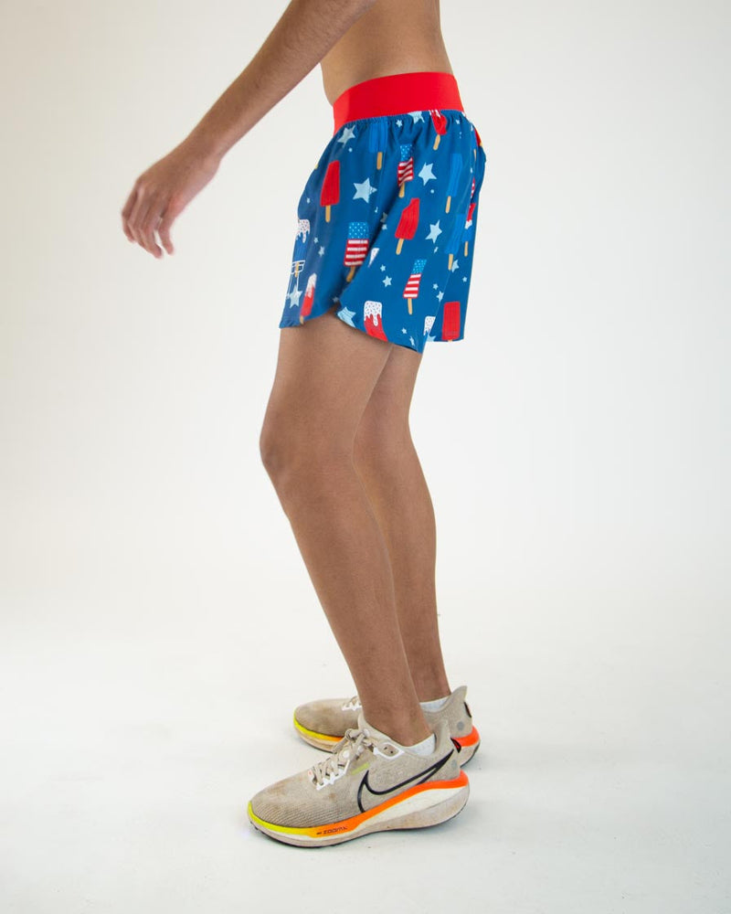 Men's USA Popsicles 4" Half Split Shorts