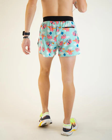 Men's Flying Pigs 4" Half Split Shorts
