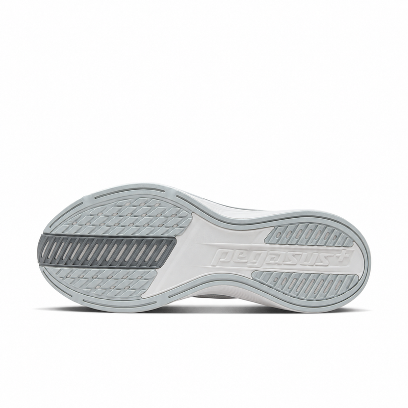 Women’s Pegasus Plus 2 (White/Metallic Silver-Off White)