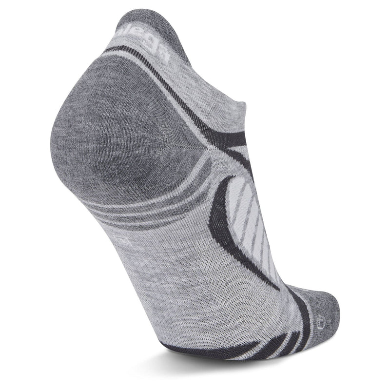 UltraLight No Show Running Socks SP23 (Grey/White)