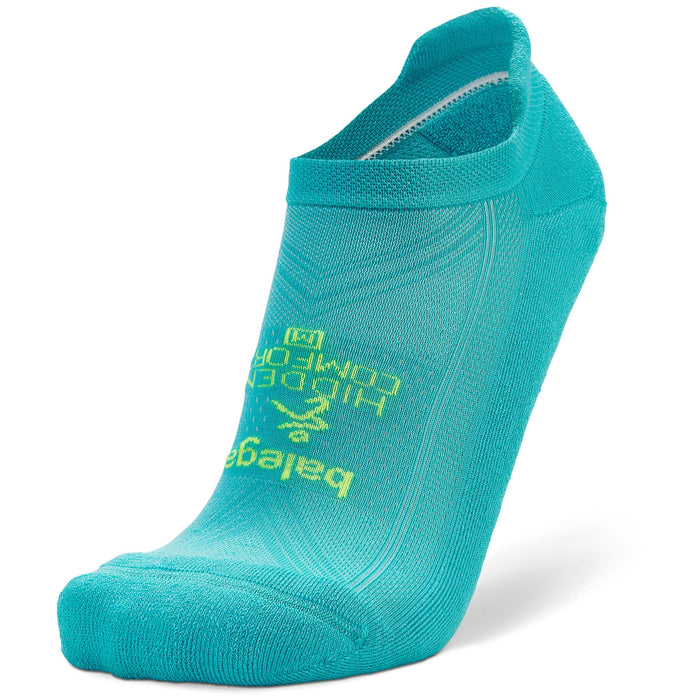 Hidden Comfort Running Socks (Neon Aqua)