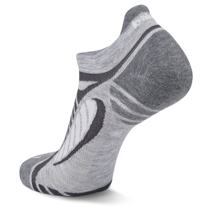UltraLight No Show Running Socks SP23 (Grey/White)