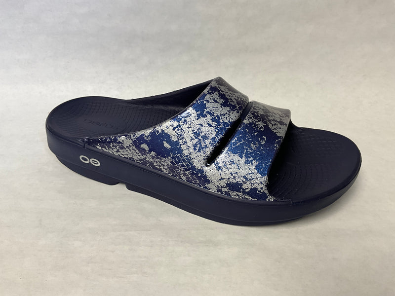 Unisex OOahh Limited Slide (Navy/Silver/Snake)