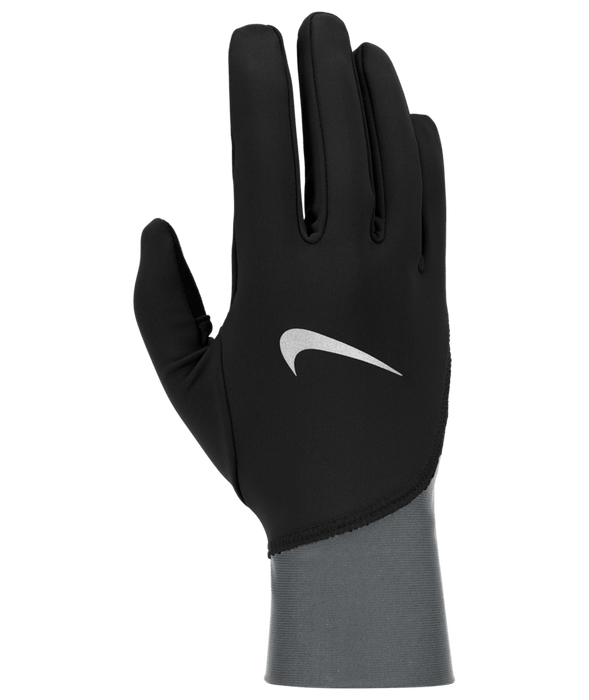 Men's Nike Pacer Midweight Gloves (Black/Smoke Grey/Silver)