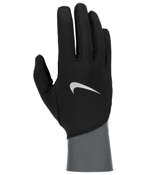Women's Nike Pacer Midweight Gloves (Black/Smoke Grey/Silver) — TC