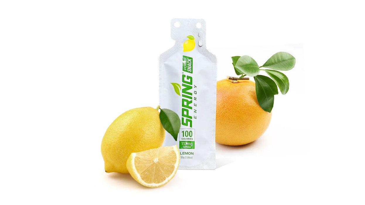 Spring Energy Lemon 113 mg Caffeine - Power Snack - 100 Kcal
