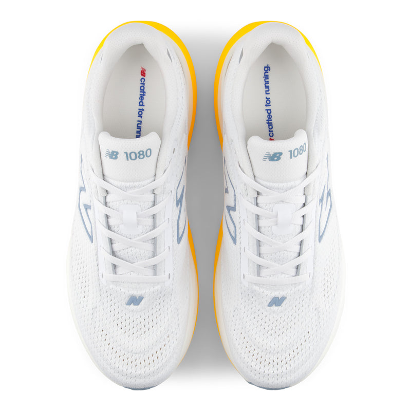 Men's 1080 v15 Suede (98N - White/Satsuma Orange)