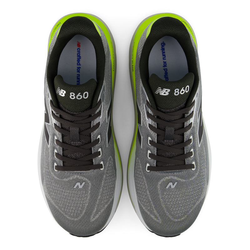 Men's Fresh Foam X 860 v15 (4OB - Slate Grey/Alkaline Green)