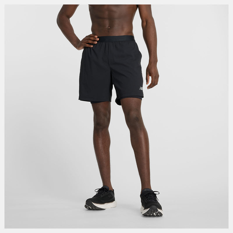 Men's AC Lined Short 7" (BK - Black)