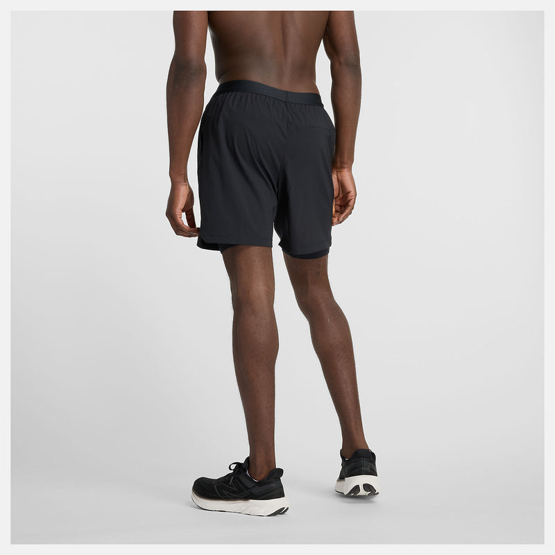 Men's AC Lined Short 7" (BK - Black)