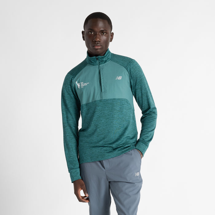 Men's Athletic Heat Grid 1/2 Zip (NUS - New Spruce)