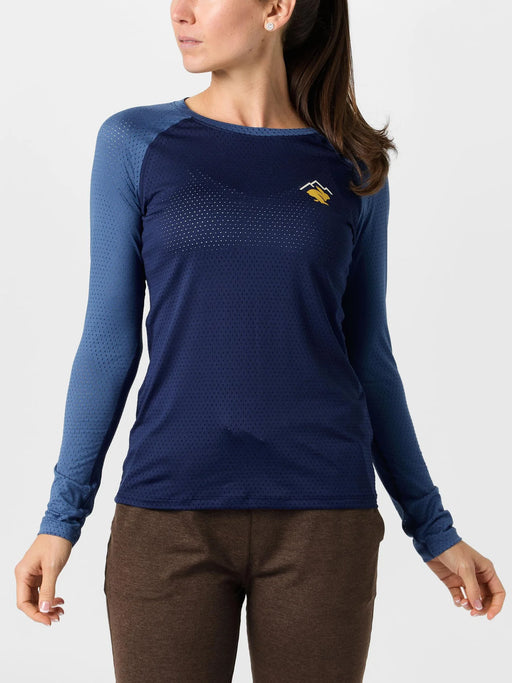 Women's EZ Tee Perf Trail Long Sleeve (Pageant Blue) — TC Women's EZ Tee Perf Trail Long Sleeve (Pageant Blue) — TC