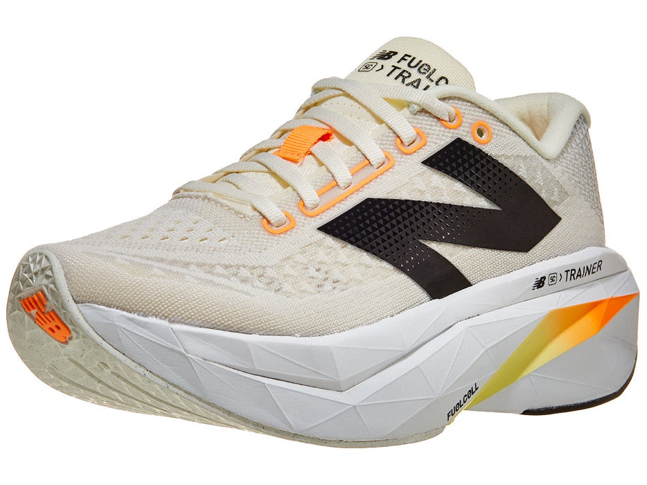 Women's FuelCell SuperComp Trainer v3 (CA - Angora/Hot Mango/Black)