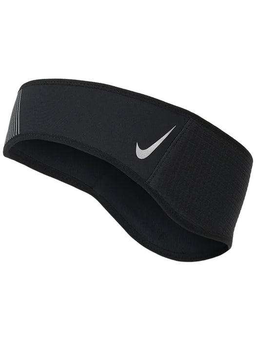 *Nike Dri-Fit Fleece Headband (Black/Silver)