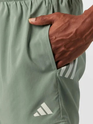 Men's Own The Run Base 5" Short (Silver Green)