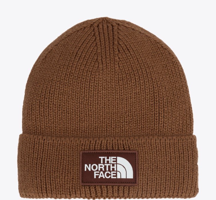 TNF Logo Box Cuffed Beanie (FE5 - Burnt Umber/Dark Oak)
