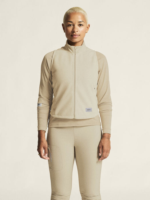 Women's SubZ Fleece Vest (214000 - Plaster)