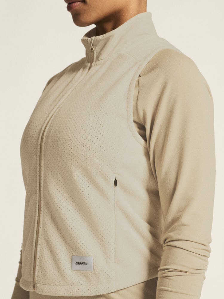 Women's SubZ Fleece Vest (214000 - Plaster)