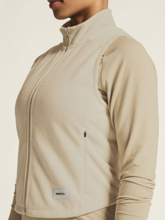 Women's SubZ Fleece Vest (214000 - Plaster)
