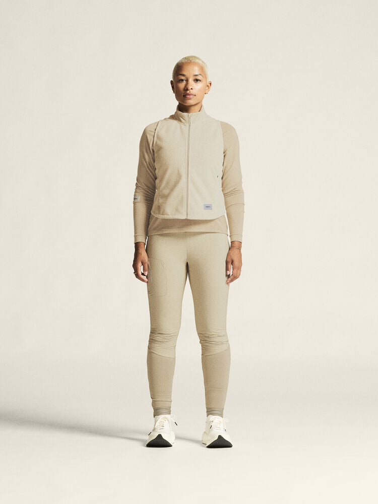 Women's SubZ Fleece Vest (214000 - Plaster)