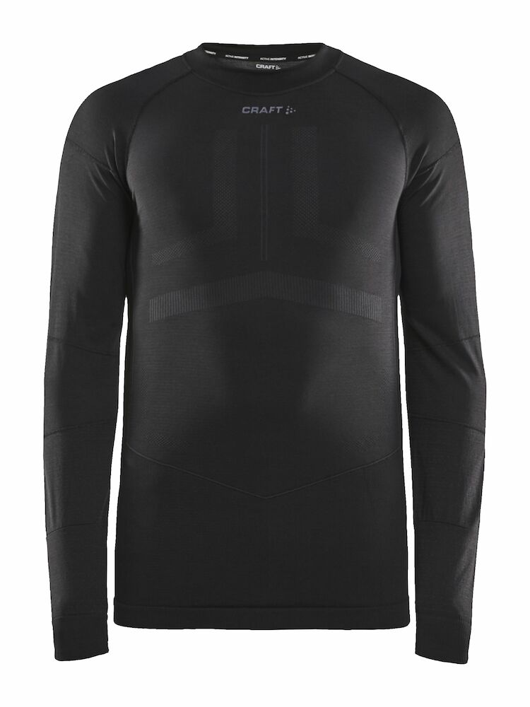 Men's Active Intensity CN LS (999995 - Black/Asphalt)