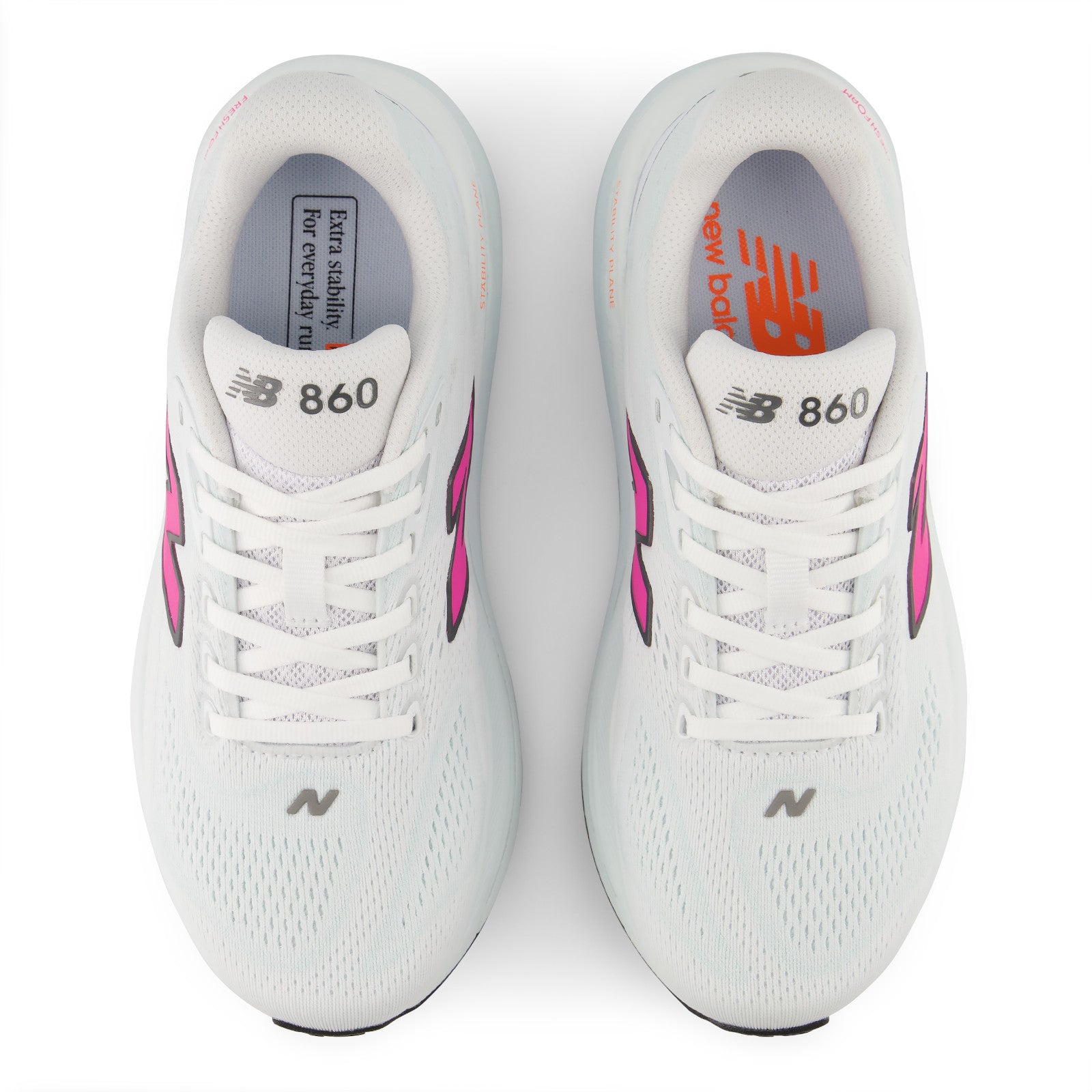 Women's Fresh Foam X 860 v15 (1LO - NB 103 White/Pink Heat/Glint