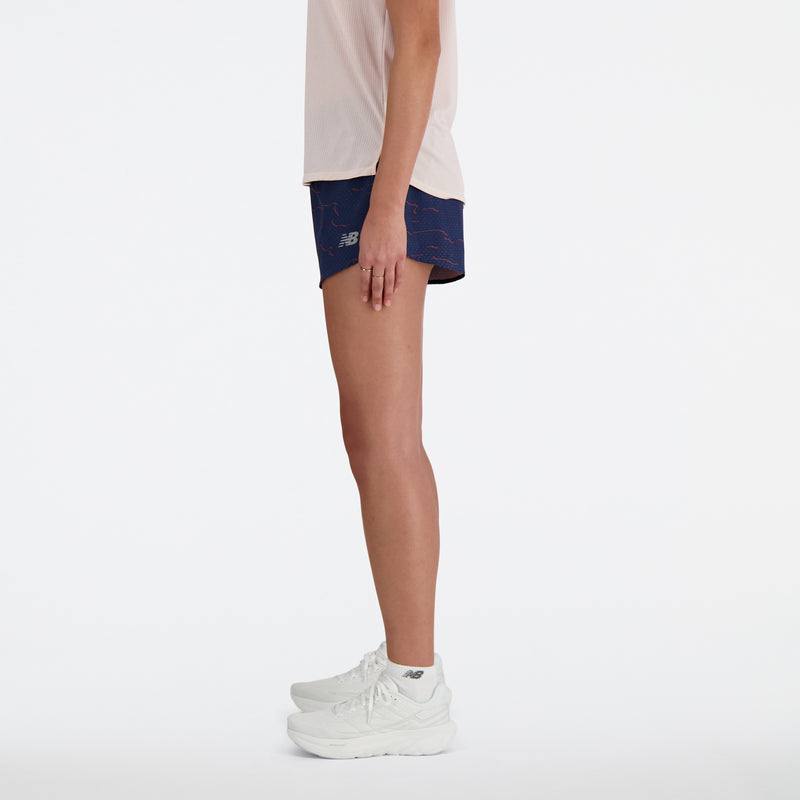 Women’s RC Printed Short 3” (NML - Navy/Multi)