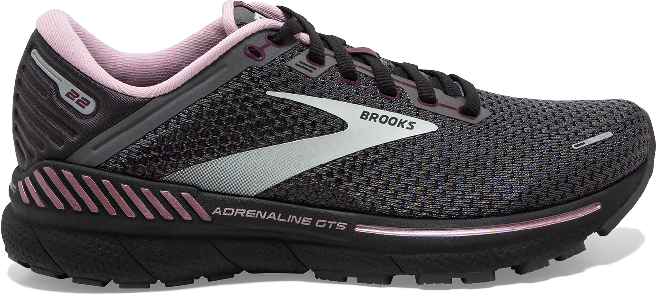 Brooks Adrenaline GTS 22 Running Shoe Women's US 9 B Pearl Black