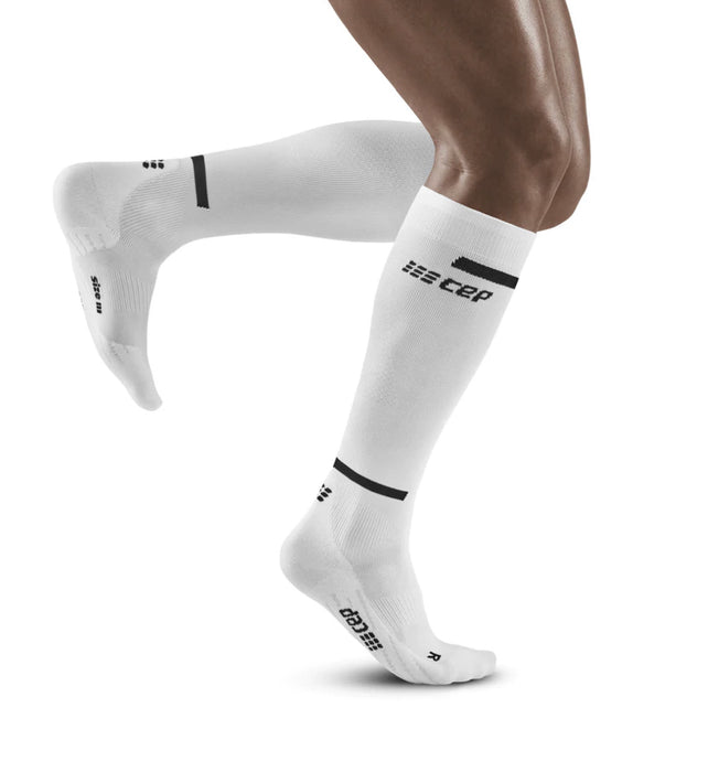 Men's Run Tall 4.0 Compression Socks (White)