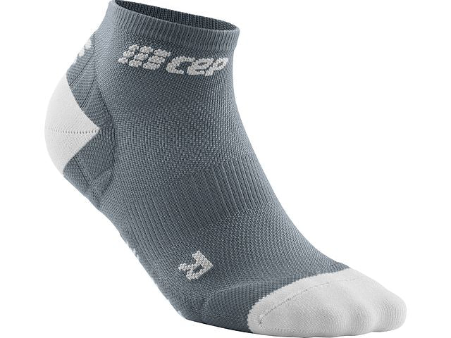 Men's Ultralight Low Cut Compression Socks (Grey)