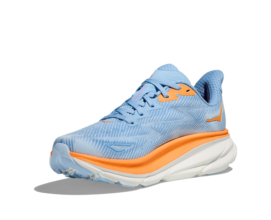 Women's Clifton 9 WIDE (ABIW - Airy Blue/Ice Water)