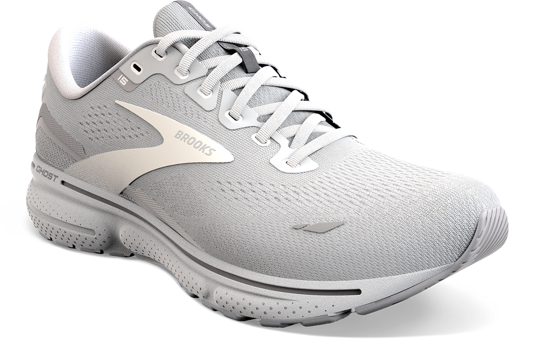Women's Ghost 15 (112 - Oyster/Alloy/White) — TC Running Co