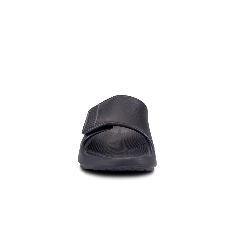 Unisex OOahh Sport Flex Slide Sandal (Matte Black)