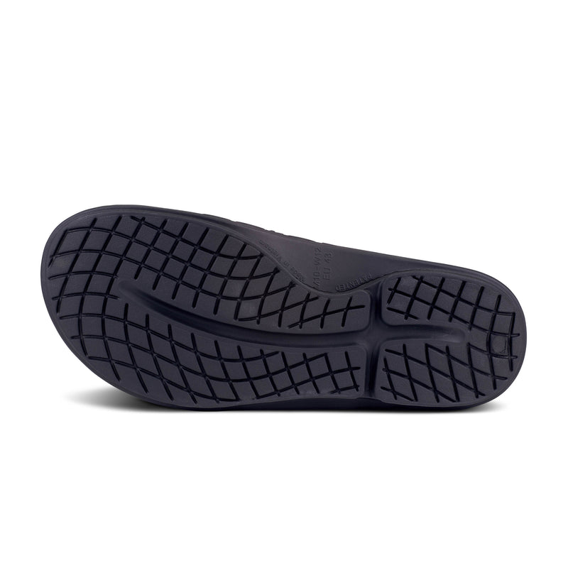 Unisex OOahh Sport Flex Slide Sandal (Matte Black)