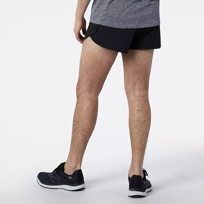 Men’s Impact Run 3” Split Shorts (BK - Black)
