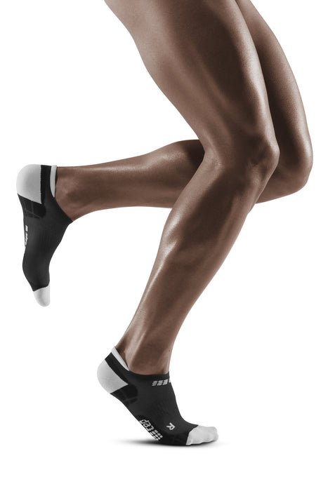 Men's Ultralight No Show Compression Socks (Black)