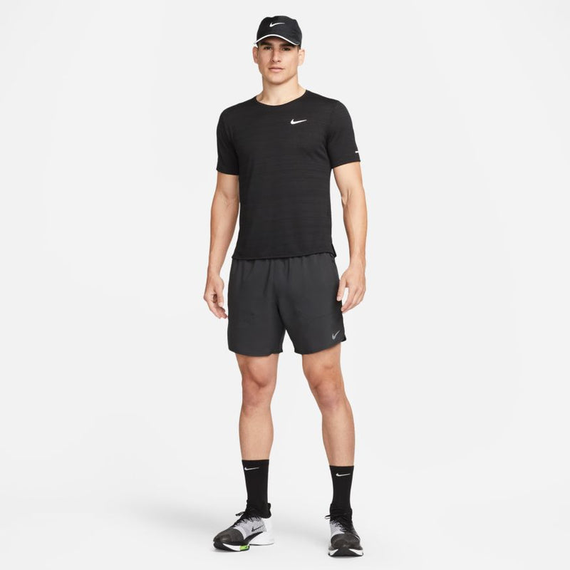 Men's DRI-FIT Stride 7" Shorts (010 - Black/Black/Reflective Silver)