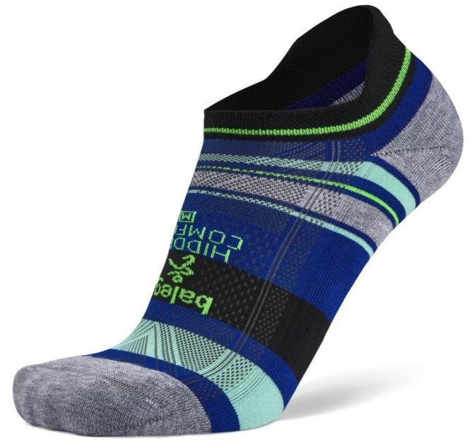 Hidden Comfort Running Socks (Black/Blue)