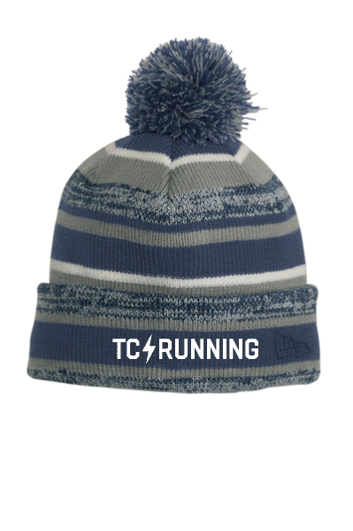 TCRC Bolt Striped Pom Hat