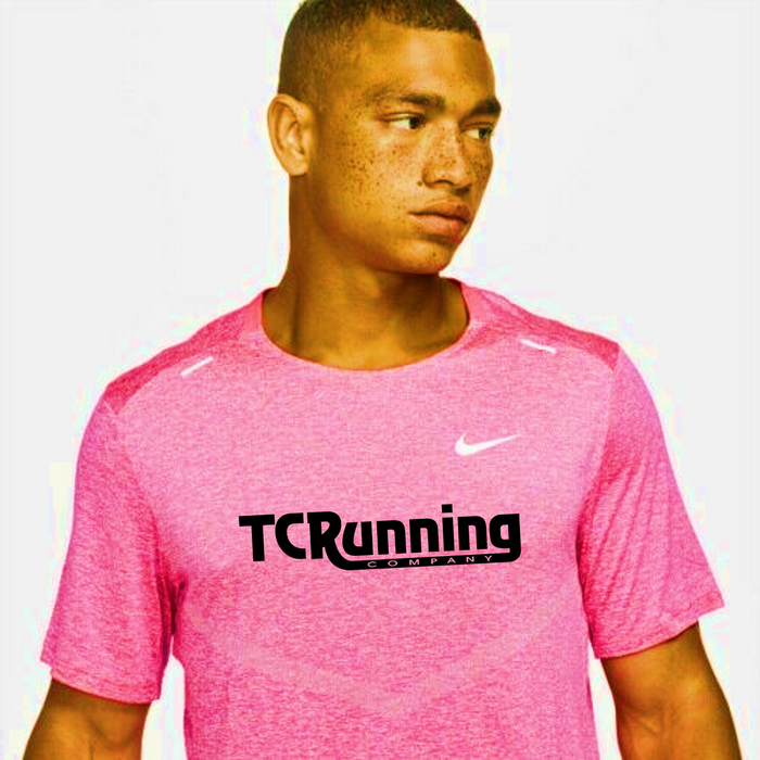 Men's TCRC DRI-FIT Rise 365 Short Sleeve Running Top (640 - Pink Heather)