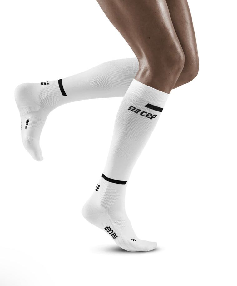 Women's Run Tall Socks 4.0 (White)