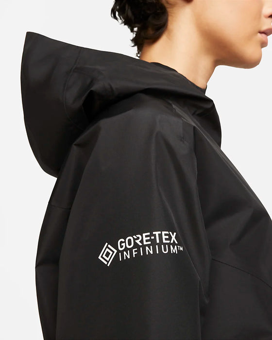 Women’s GORE-TEX INFINIUM™ Trail Running Jacket (010 - Black/Dark Smoke Grey/Black/White)