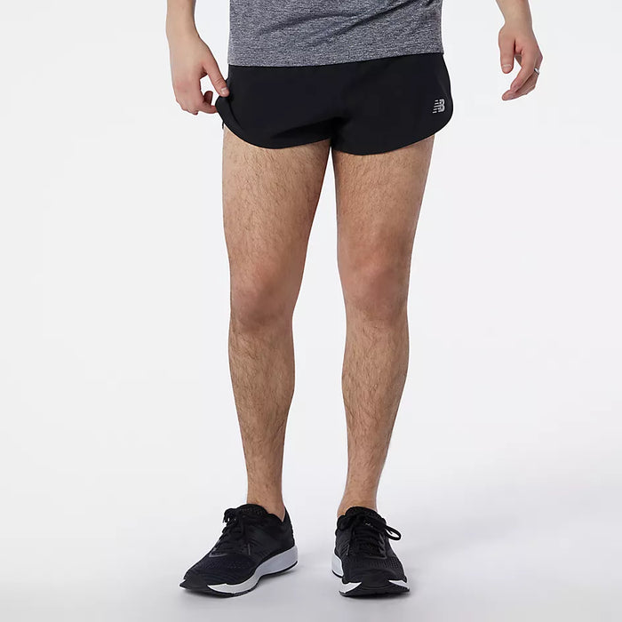 Men’s Impact Run 3” Split Shorts (BK - Black)