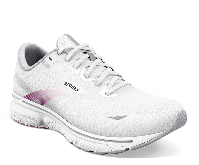 Women's Ghost 15 (195 - White/Oyster/Viola)