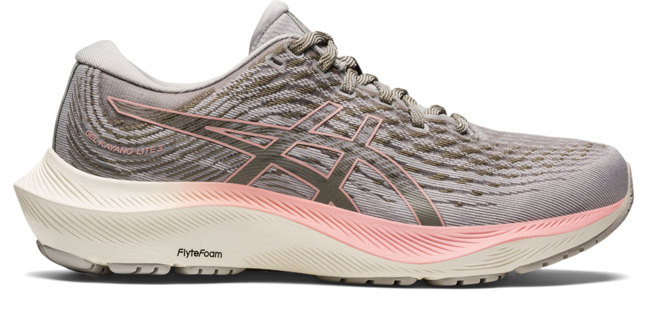 Women’s Gel-Kayano Lite 3 (020 - Oyster Grey/Frosted Rose)